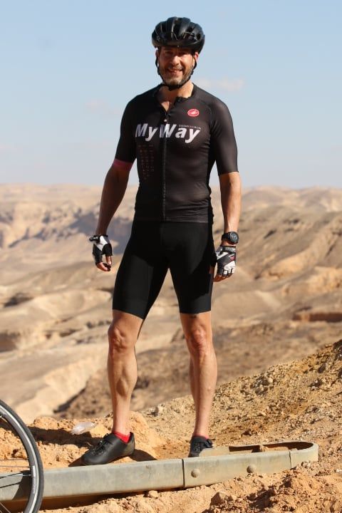 Yuval completes four-day cycling challenge image